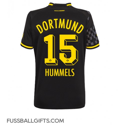 Borussia Dortmund Mats Hummels #15 Fußballbekleidung Auswärtstrikot Damen 2022-23 Kurzarm